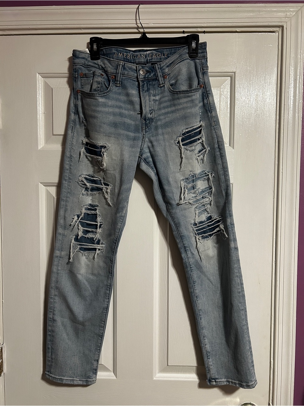 American Eagle Outfitters Light Blue Distressed Men’s Jeans 29x30
